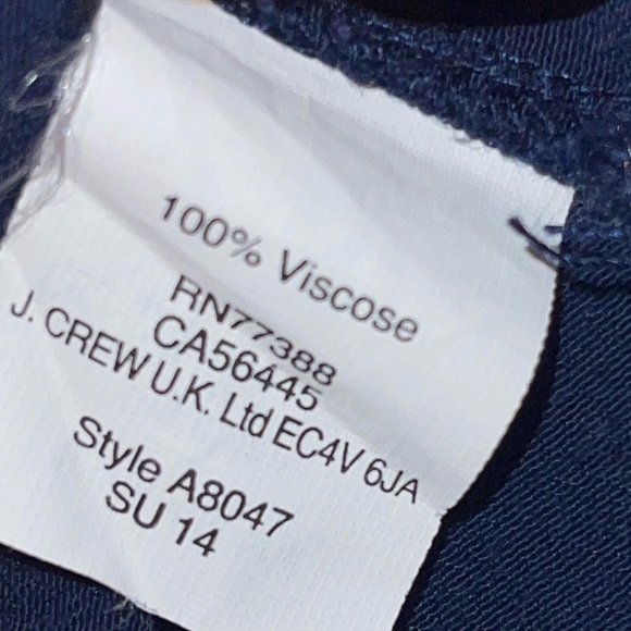 MADEWELL Navy Novella Tank Size Medium - Picture 8 of 9